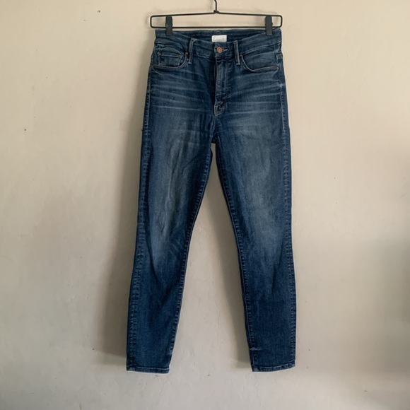 MOTHER High Waisted Looker Crop in Bake Sale Brawl size 26 - Picture 2 of 9